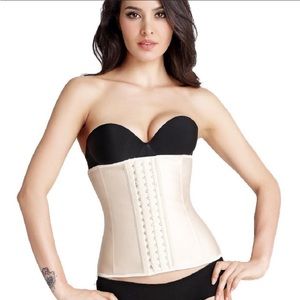 NEW Waist Cincher Latex Trimmer Corset Body Shaper